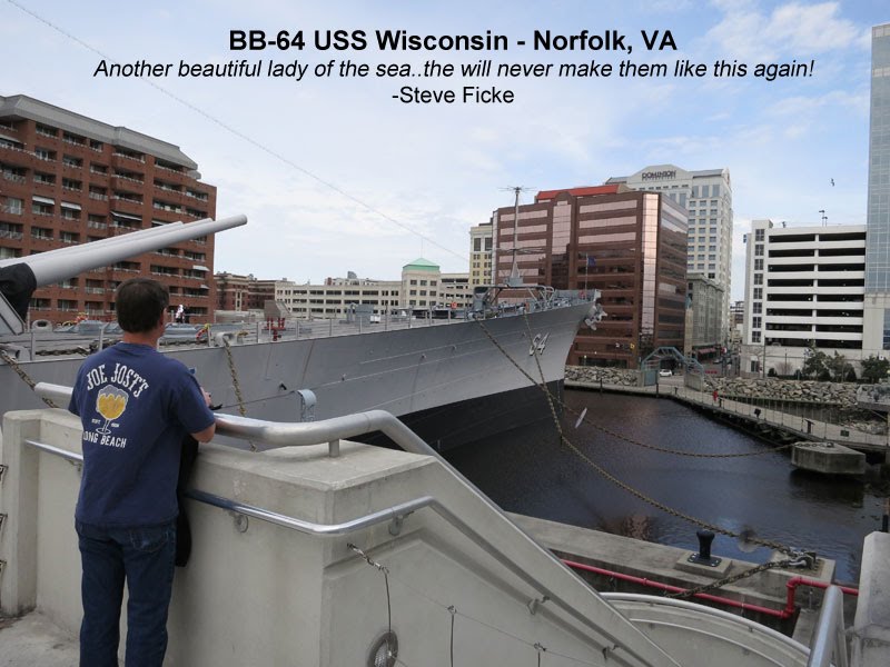 USS Iowa, San Pedro