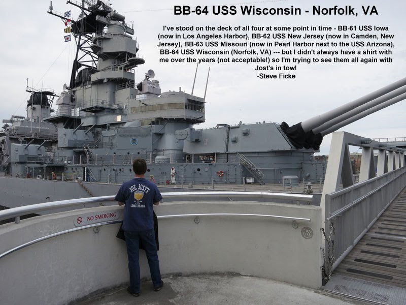 USS Iowa, San Pedro