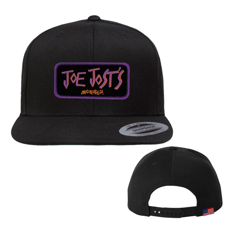 Orange Patch Hat - Black