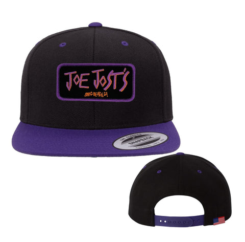 Halloween Orange Patch Hat - Black/Purple