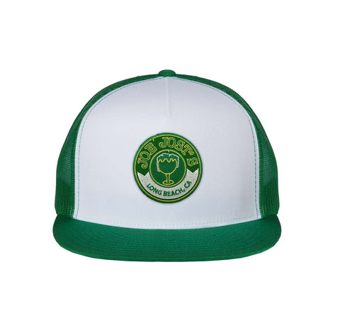 Joe Jost's Green Schooner Patch Hat- Kelly/White/Kelly