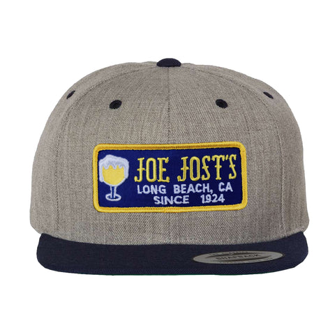 Joe Jost's Wool Patch Hat Grey/Navy