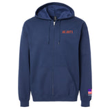 Endless Summer Zip Hooded Fleece 2024 - Navy