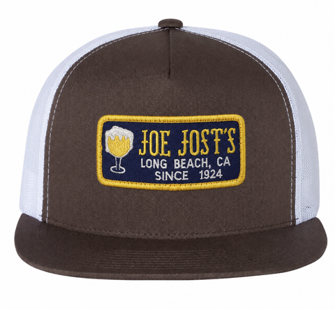 Trucker Schooner Patch Hat - Brown/White
