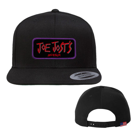 Halloween Red Patch Hat - Black