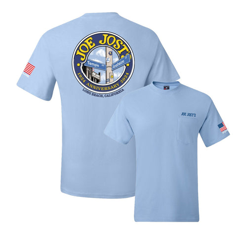 Street Signs 100th Tee 2025 - Light Blue